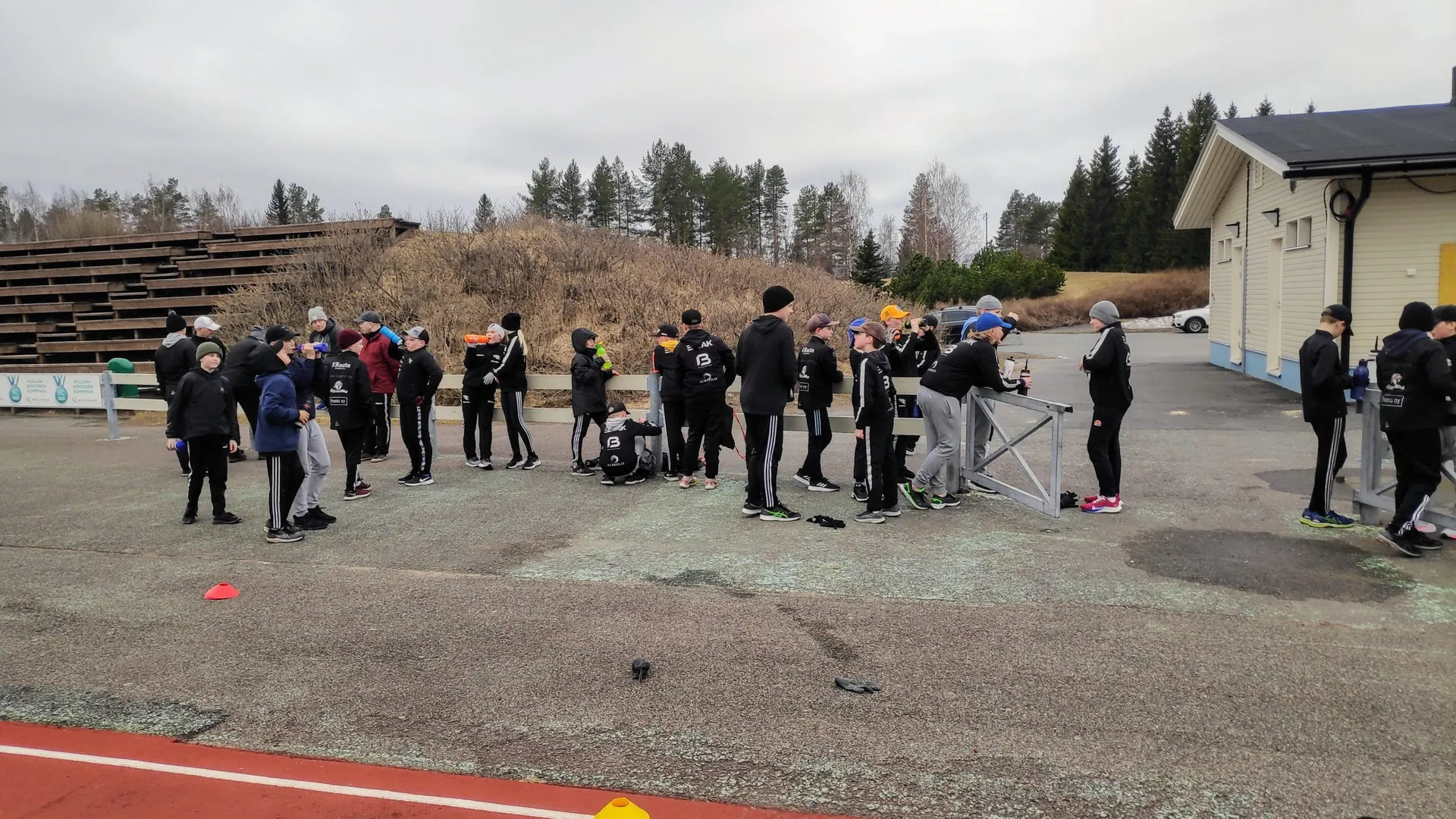 Juoksutek vetää Kiekko Laser U14 juoksuvalmennus